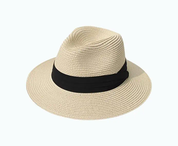Product Image of the Wide Brim Straw Panama Hat