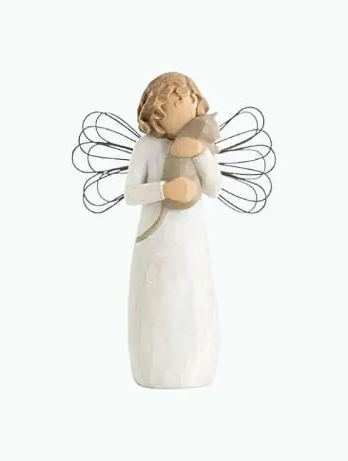 Product Image of the Willow Tree Angel With Cat