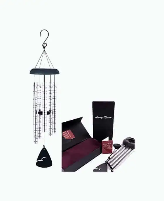 Product Image of the Wind Chimes Silver Memorial Gift Set