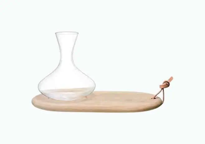 Product Image of the Wine Carafe & Cheese Board Set