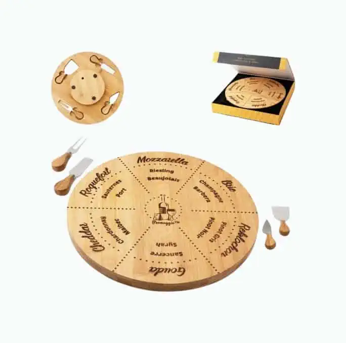 Product Image of the Wine Pairing Cheese Board Set