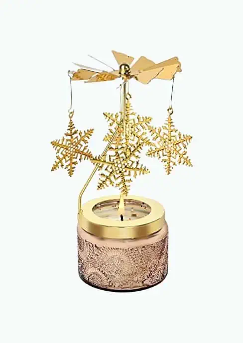 Product Image of the Winter Snowflake Dreamcatcher Candle