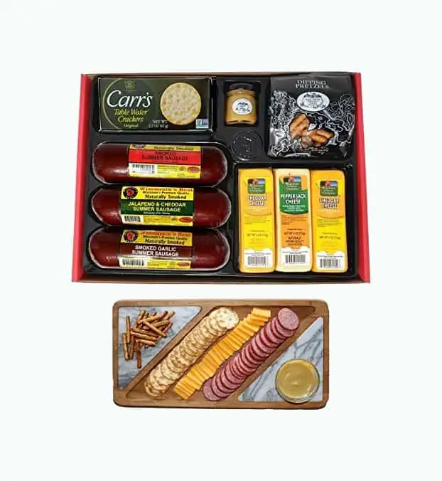 Product Image of the Wisconsin Cheese Gift Basket