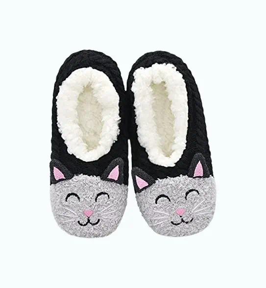 Product Image of the Womens Animal Slipper Socks 