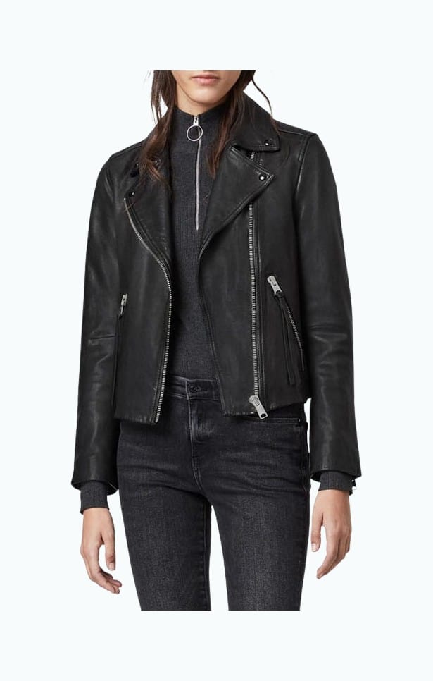 Product Image of the Women’s Leather Biker Jacket