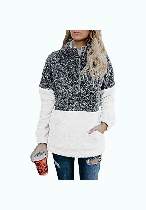 Product Image of the Womens Sherpa Pullover