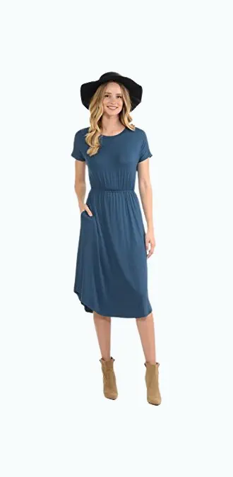 Product Image of the Women's Short Sleeve Midi Dress 
