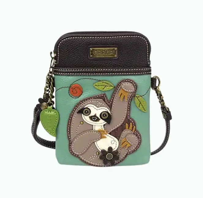 Product Image of the Women’s Sloth Cell Phone Purse