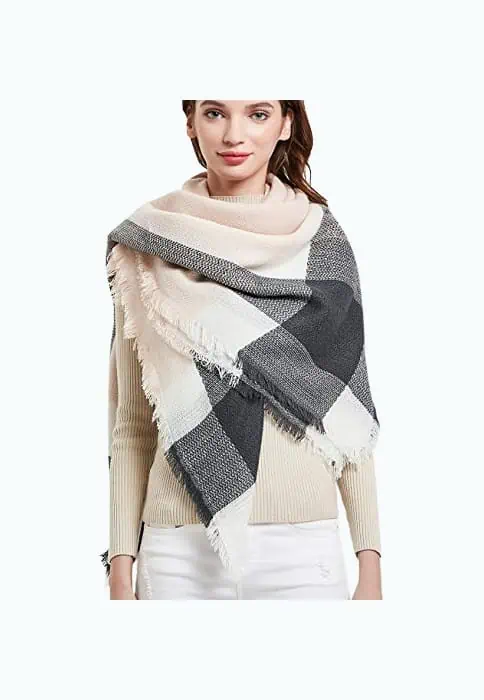 Product Image of the Womens Warm Blanket Scarf
