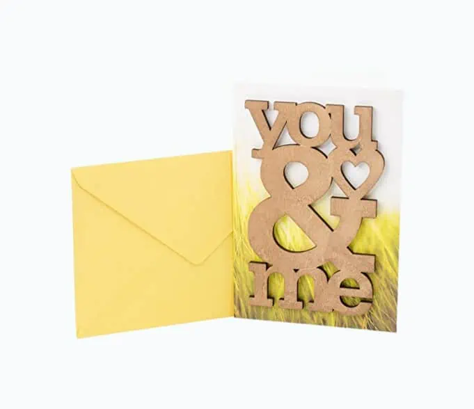 Product Image of the Wood Anniversary Card