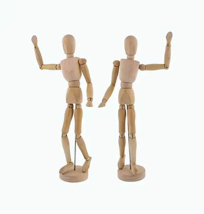 Product Image of the Wood Artists Mannequin Set