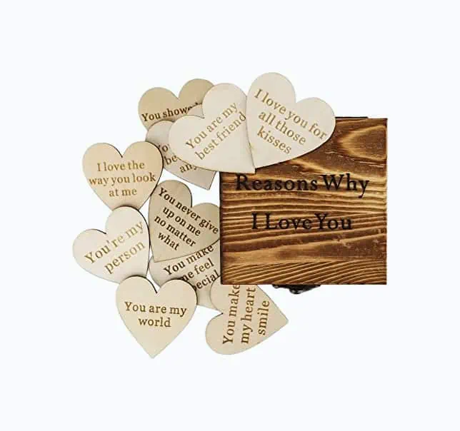 Product Image of the Wood Box & Hearts
