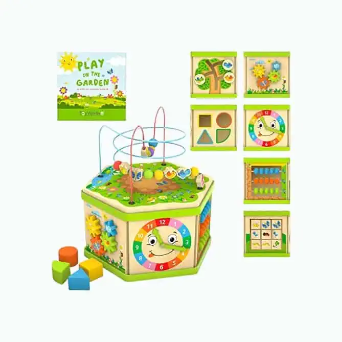 Product Image of the Wooden Activity Cube