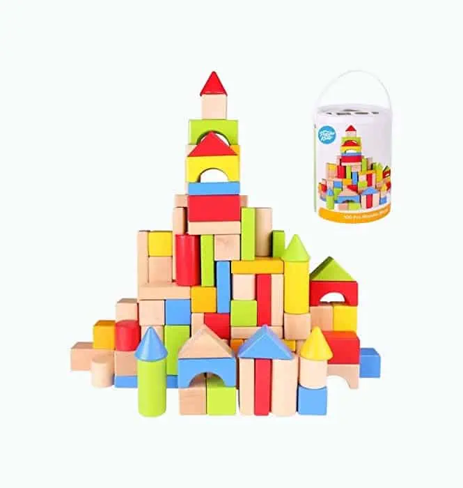 Product Image of the Wooden Building Blocks Set