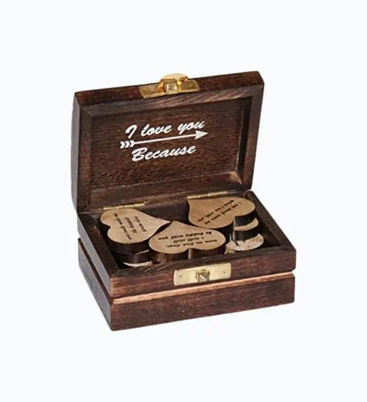 Product Image of the Wooden Hearts Gift