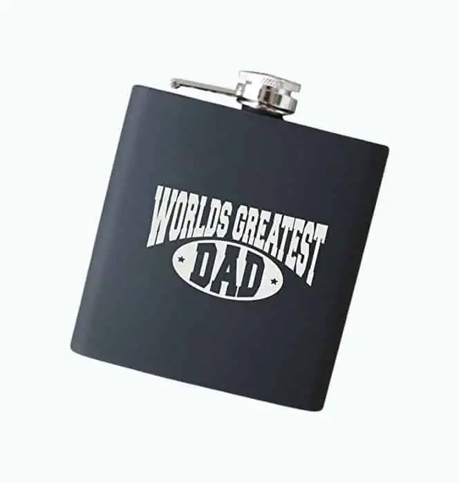 Product Image of the World’s Greatest Dad Hip Flask