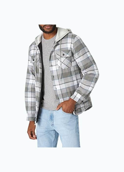 Product Image of the Wrangler Authentics- Men's Long Sleeve Flannel Jacket