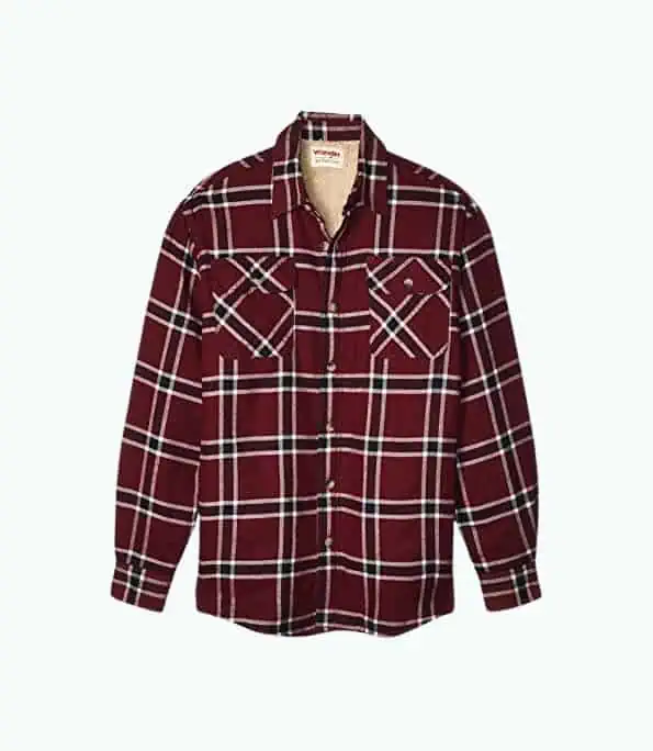 Product Image of the Wrangler Long Sleeve Sherpa Lined Shirt