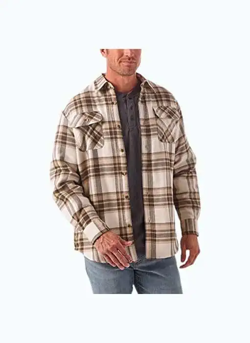 Product Image of the Wranglers Sherpa-Lined Shirt Jacket