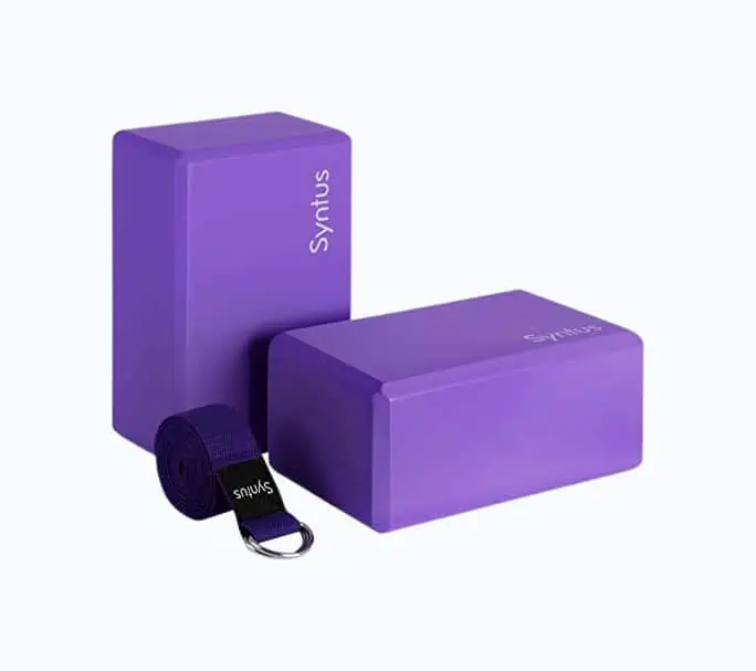 Product Image of the Yoga Block and Yoga Strap Set
