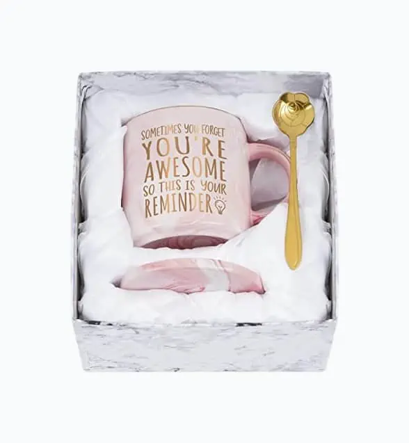 Product Image of the You're Awesome Mug With Coaster