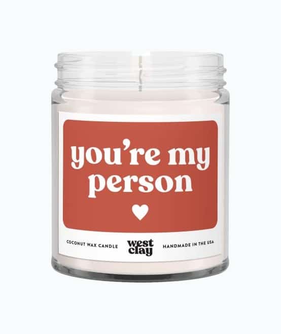 Product Image of the You’re My Person Candle